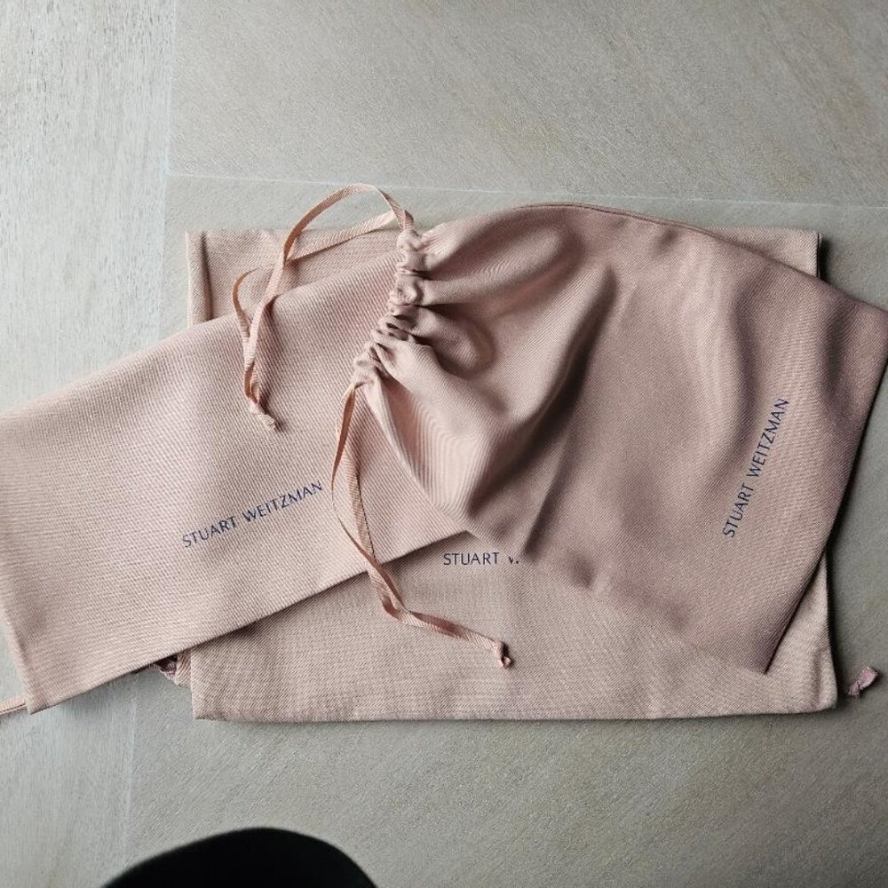Set of 3 New Stuart Weitzman Drawstring Dust Bags - Picture 4 of 7